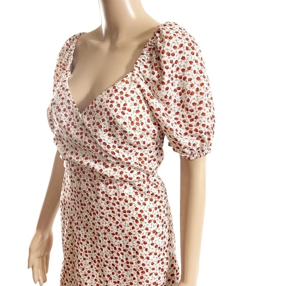 Reset by Jane Chaya Floral Mini Dress size Small in color cream combo - Picture 4 of 10
